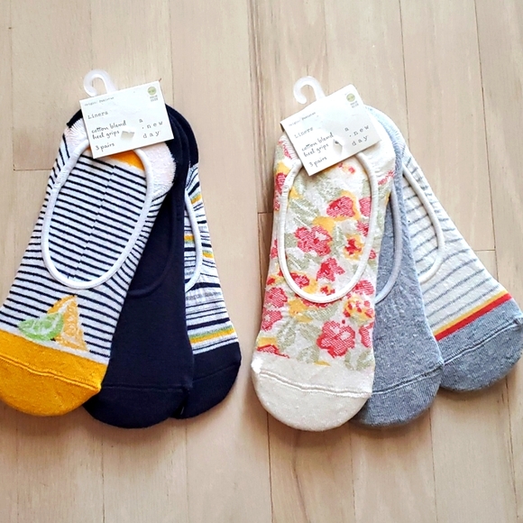 Lot of Cotton Blend Heel Grips Liners Socks Shoe Size 4-10